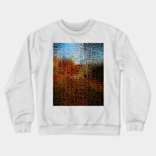 Color Abstract 3D Design Pattern Crewneck Sweatshirt